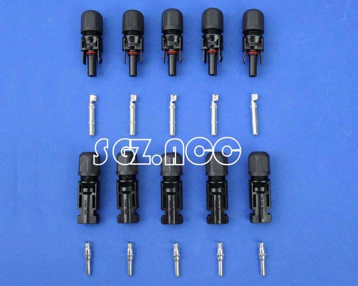 Home & Garden 5Pair MC4 30A Male Female Wire PV Cable Waterproof