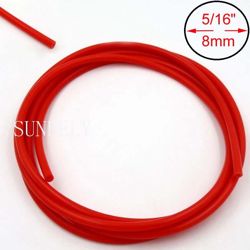 3mm-8mm 5mm Silicone Vacuum Hose Turbo Radiator Rubber Air Vac Pipe Car Tubing