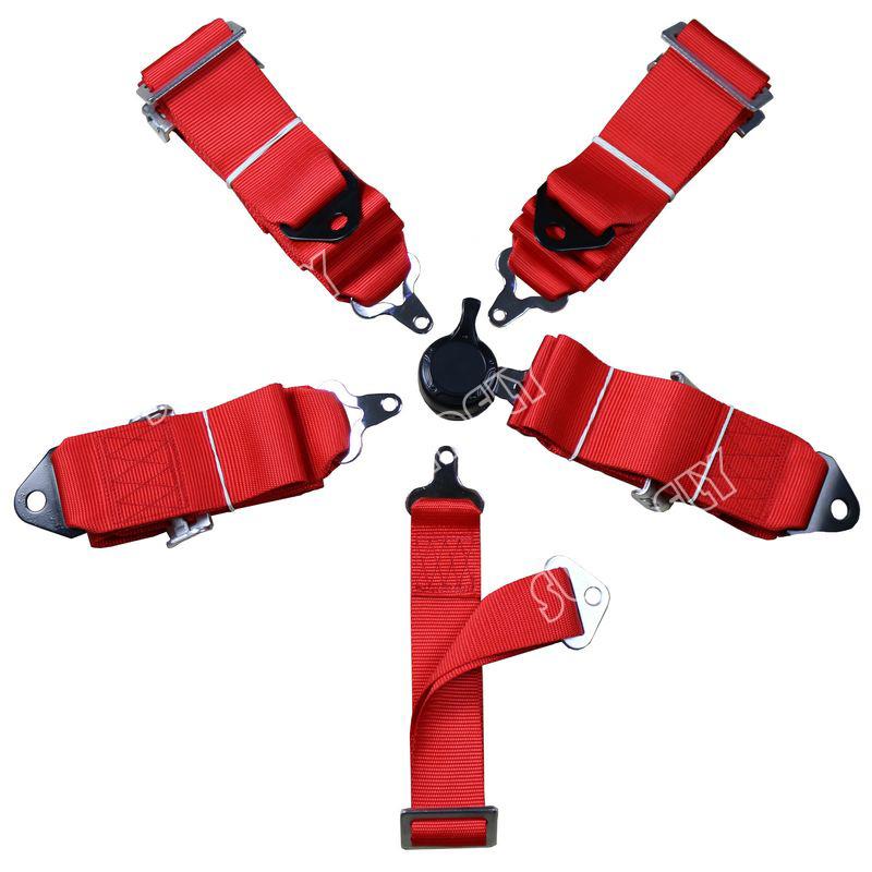 Seat Belt 5 Point Motorsport Racing Harness Kit With Quick Release 3