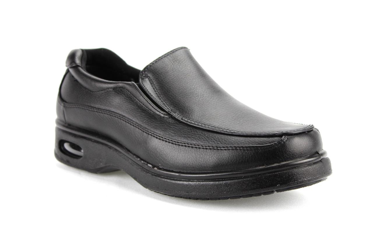 Mens Black Resturant Lightweight Work Shoes Non Slip & Oil Resistant ...