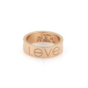 cartier engraved ring