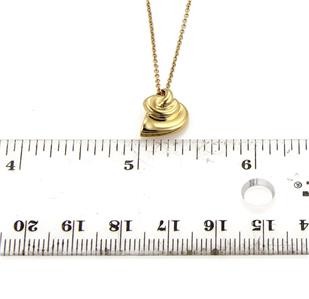 Tiffany & Co. Peretti Shell Pendant 18k Yellow Gold Wide Horn