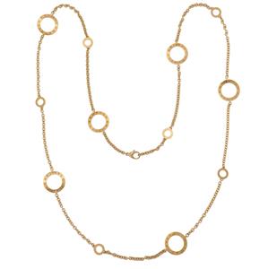 Bvlgari 18k Yellow Gold Signature 6 Large Circle Motif