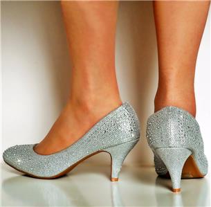 gold silver shoes low heel