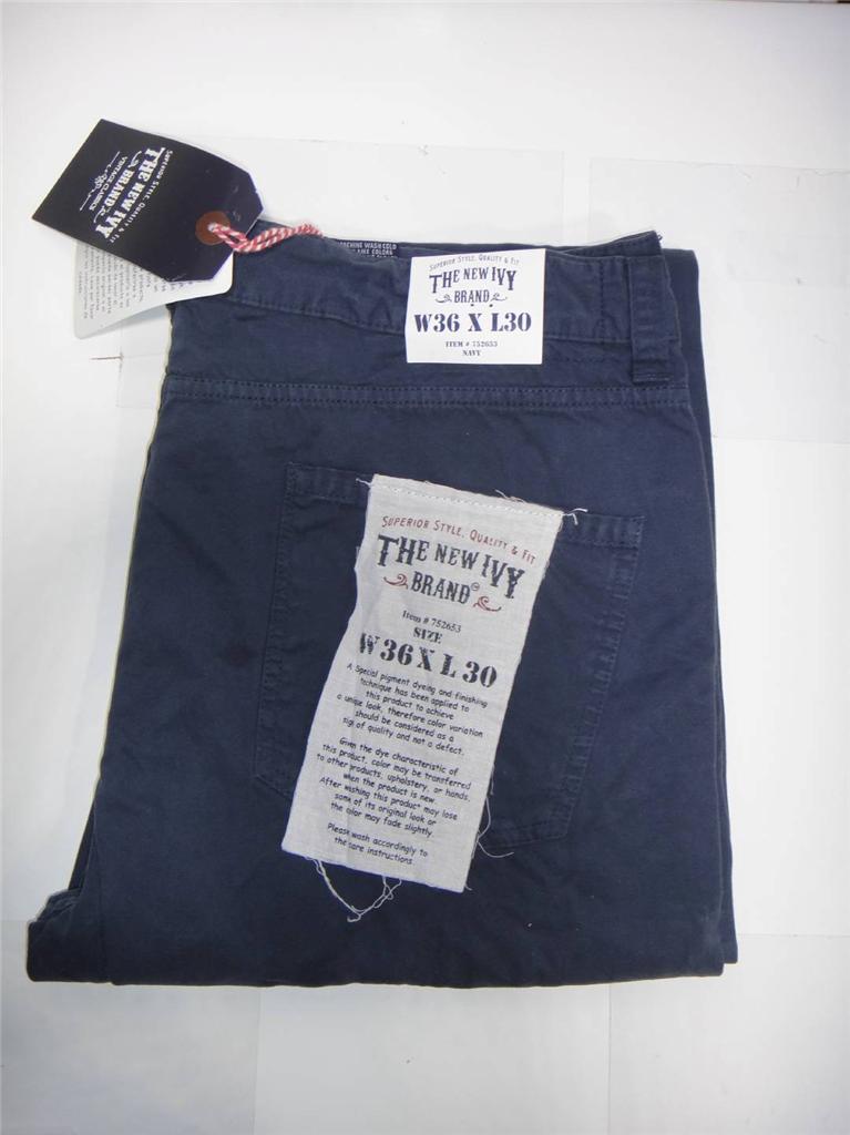 THE NEW IVY Brand Vintage Classics MEN'S 5 Pocket Pants B22 | eBay