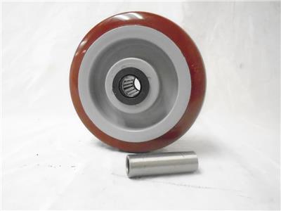 thumbnail image 2 of 6 X 2 Swivel Caster With Brake – Polyurethane Wheel, Rigid, 720 Lbs Capacity Each 2 of 6