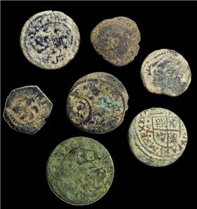 *hhc* spain, lot of 7 unattributed medieval co
