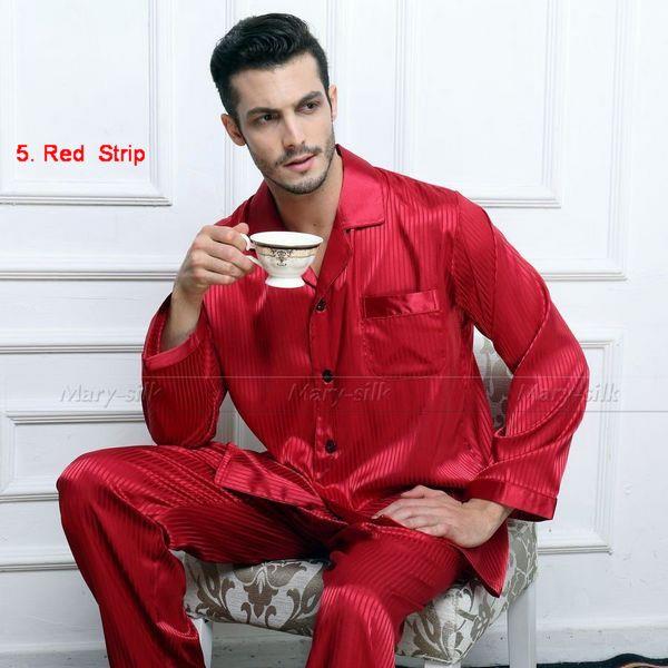 Mens Silk Satin Pajamas Set pajamas for men big and tall sleepwear