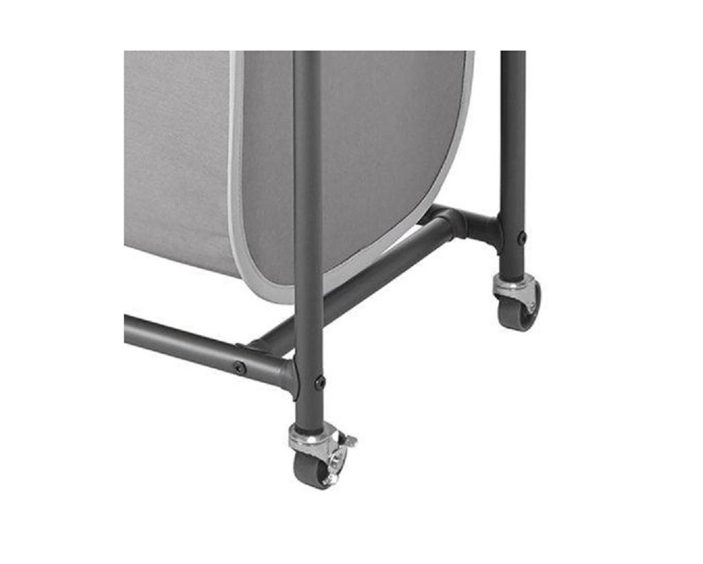 Neat Freak 2Tier Rolling Vertical Laundry Sorter with HamperTotes