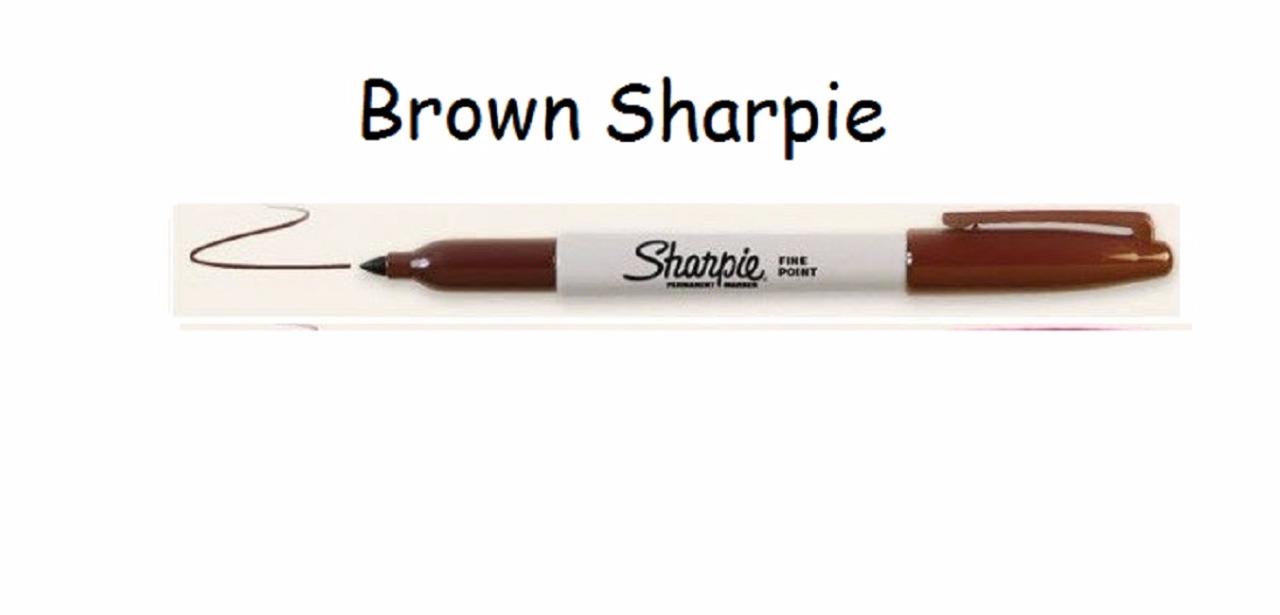Sharpie Fine Point Brown