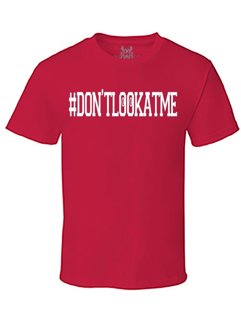 NEW MEN'S PRINTED GRAPHIC DESIGN HASHTAG DONT LOOK AT ME NO JUDGE PROTEST TSHIRT - Bild 9 von 16