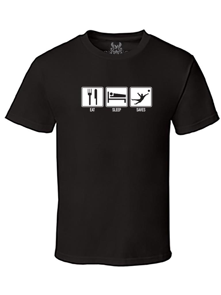 NEW MEN'S PRINTED EAT SLEEP SAVES ANALOGY FUNNY CHRISTIAN JESUS SAVES TSHIRT - Picture 17 of 18