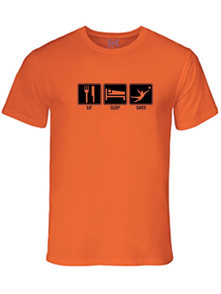NEW MEN'S PRINTED EAT SLEEP SAVES ANALOGY FUNNY CHRISTIAN JESUS SAVES TSHIRT - Picture 11 of 18