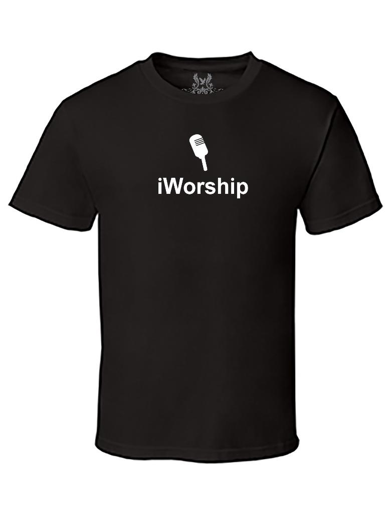 NEW MEN'S PRINTED GRAPHIC DESIGN HIPSTER IWORSHIP CHRISTIAN BIBLE JESUS TSHIRT - Bild 12 von 20