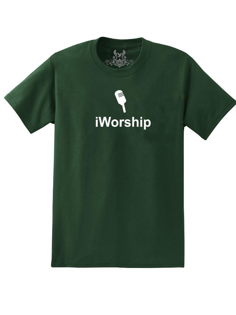 NEW MEN'S PRINTED GRAPHIC DESIGN HIPSTER IWORSHIP CHRISTIAN BIBLE JESUS TSHIRT - Bild 19 von 20