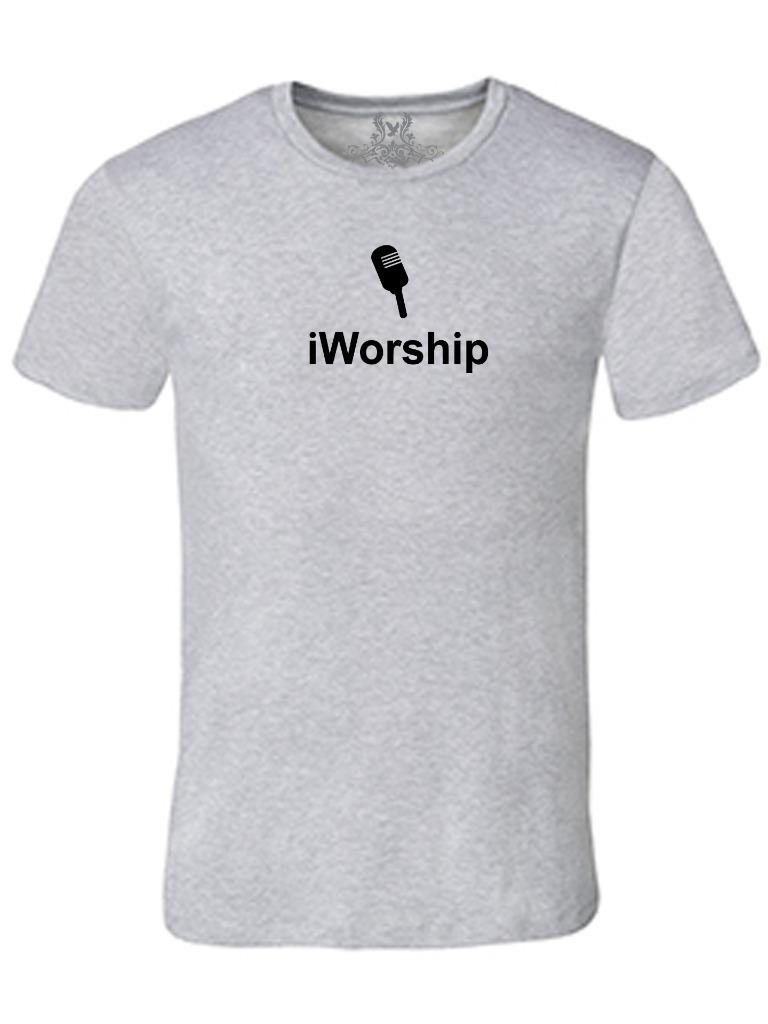 NEW MEN'S PRINTED GRAPHIC DESIGN HIPSTER IWORSHIP CHRISTIAN BIBLE JESUS TSHIRT - Bild 18 von 20