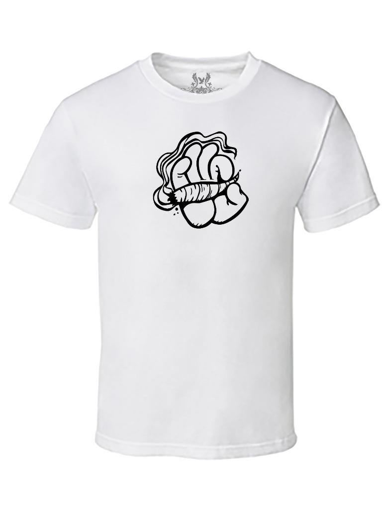 NEW MEN'S PRINTED GRAPHIC DESIGN HIPSTER MARIJUANA GIFT ART FUNNY CUTE T-SHIRT - Picture 11 of 18