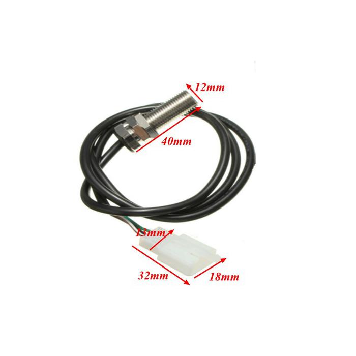 Lcd Odometer Digital Universal Motorcycle Speedometer