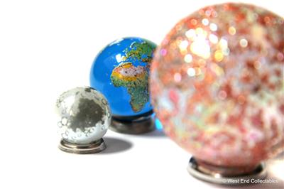 Earth /& Moon-Astronomy Orrery Lunar Solar Eclipse Globe Marble Collection Sun