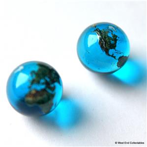 Earring Jewellery Making Stones 2 x 14mm Lunar Moon Globe Glass Marbles 0.5/"