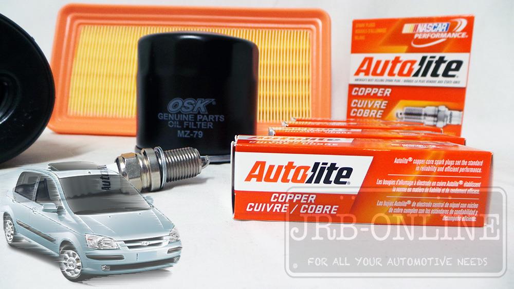 Hyundai Getz TB 0311 G4EA G4EE G4EC G4ED AIR OIL FUEL FILTER SPARK
