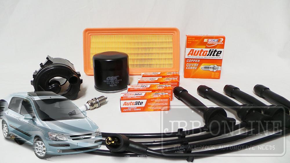 Hyundai Getz TB G4EE 1.4 L Air Oil Fuel Filter Spark Ignition Leads ...