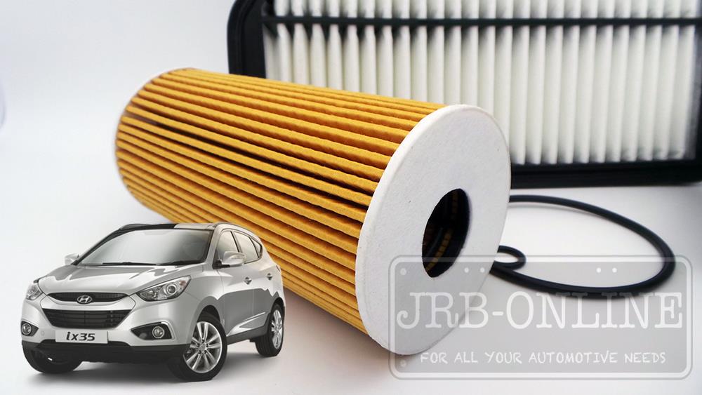 HYUNDAI iX35 LM 2.0L D4HA TDiesel 02/10 on AIR OIL FUEL FILTER SERVICE
