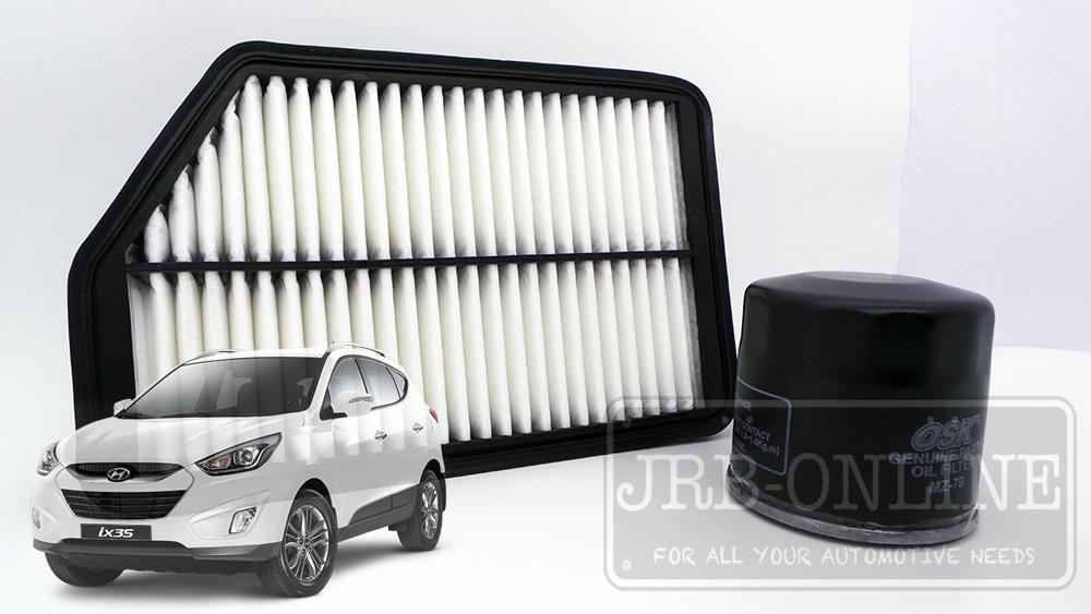 HYUNDAI iX35 LM 2.0L 2.4L G4KD G4KE 20102013 AIR & OIL FILTER SERVICE KIT eBay