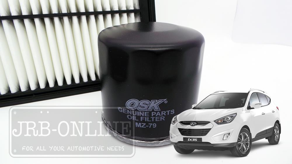 HYUNDAI iX35 LM 2.0L 2.4L G4KD G4KE 20102013 AIR & OIL FILTER SERVICE