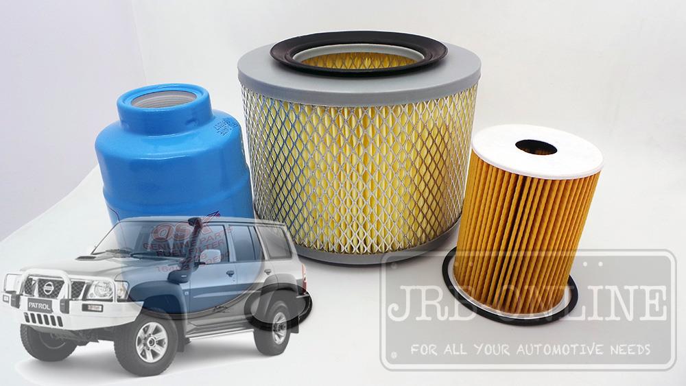 NISSAN PATROL GU 3.0 TURBO DIESEL ZD30 oil air fuel Filter Service kit