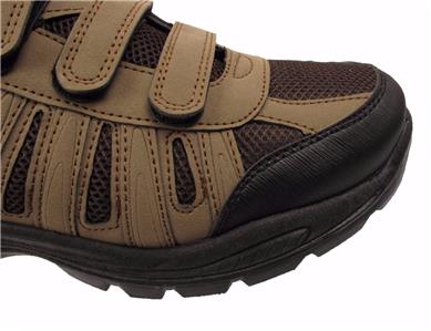men's hiking boots with velcro straps