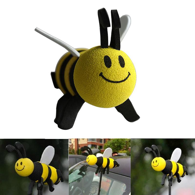 Car Antenna Toppers Smiley Honey Bumble Bee Aerial Ball Antenna Topper UK EW2 eBay