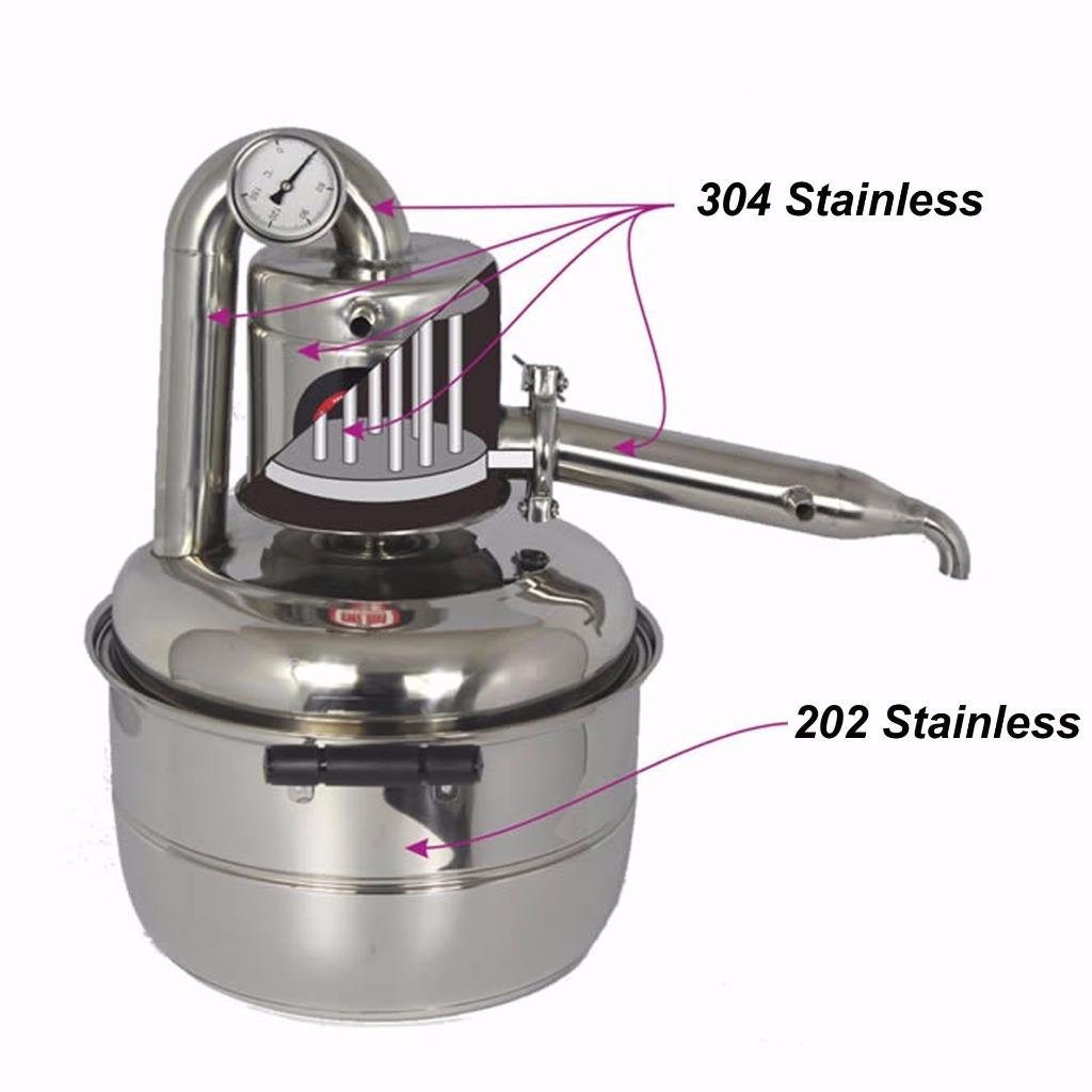 971749904_o 10L-15L Alambique Destilador Termometro Inoxidable Enfriador Vino Agua Aceite 971749904_o 10L-15L Alambique Destilador Termometro Inoxidable Enfriador Vino Agua Aceite
