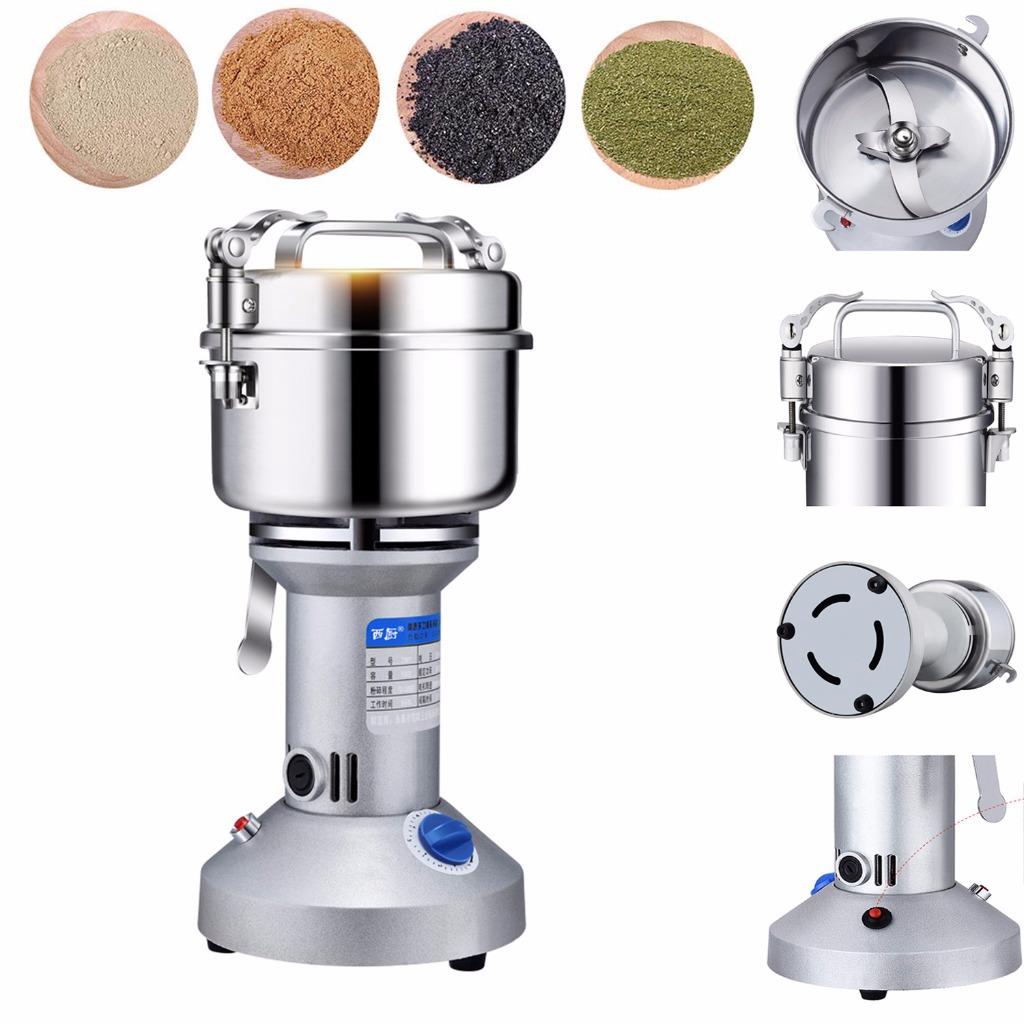 2500g 220V Grain Grinder Mill Powder Stainless Herb Pulverized Food
