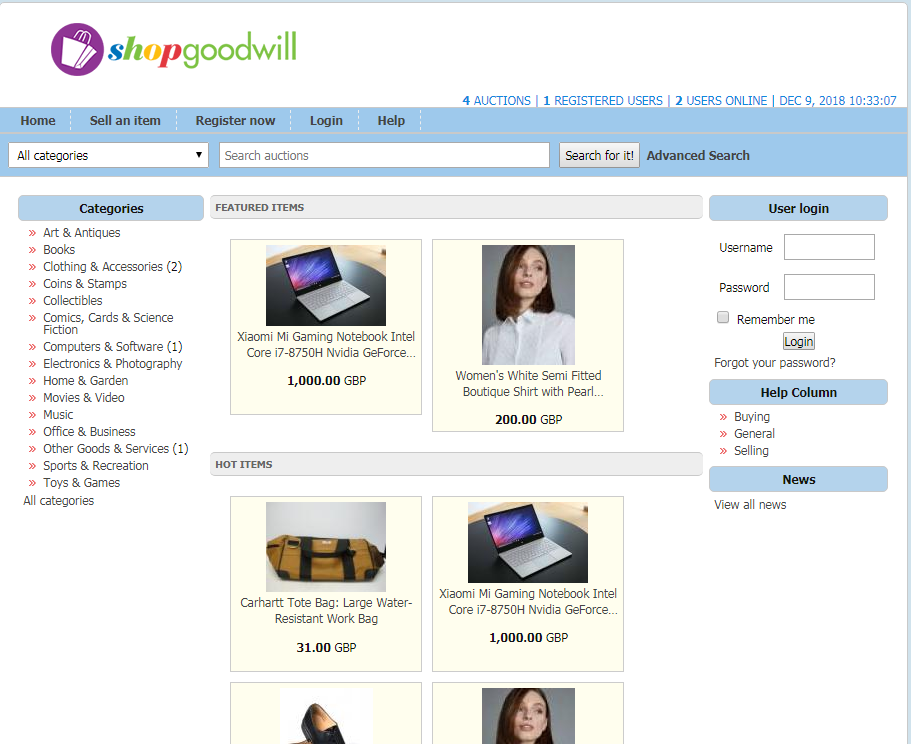 Full Featured Auction Website Free Hosting Free Setup Ebay