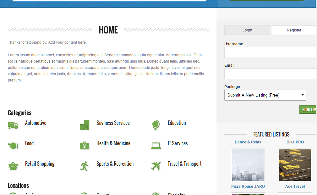 Complete Ready-Made Website