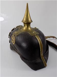 ORIGINAL PICKELHAUBE BAYERN IN TREUE FEST 1.WK LEDER ...