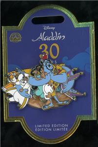 Aladdin 30th Anniversary Group Hug Slider LE Disney Pin 152319 | eBay