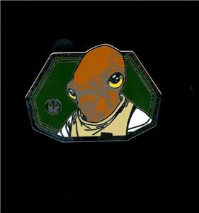 Ackbar Star Wars Heroes Hidden Mickey Chaser Disney Pin 153726 | eBay