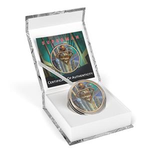 Canada 2016 5$ Superman Daily Planet 1 oz Gilded Silver BU Coin