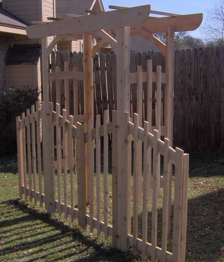 NEW ALL CEDAR DECORATIVE GARDEN ARBOR PERGOLA WITH ... NEW ALL CEDAR DECORATIVE GARDEN ARBOR PERGOLA WITH