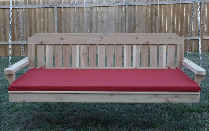 NEW 5 FOOT VICTORIAN CEDAR PORCH SWING BED 2"THICK SEAT ... (688 x 430 Pixel)