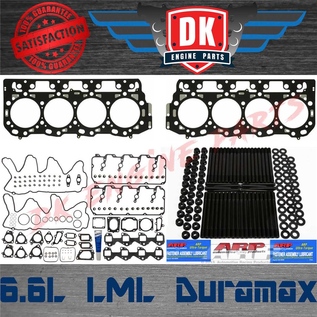 Duramax LML 6.6L Mahle Complete Full Gasket Set w/ Head Gaskets ARP