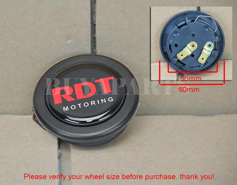 Black Center Horn Button Switch for Aftermarket Steering wheel eBay