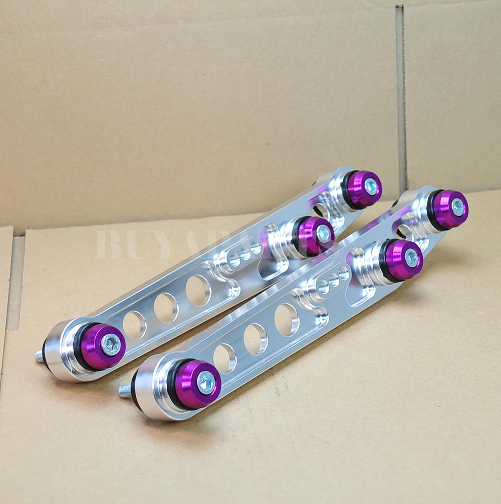 PURPLE BILLET ALUMINUM ADJUSTABLE REAR CAMBER KIT FOR 1994-2001 INTEGRA DC2