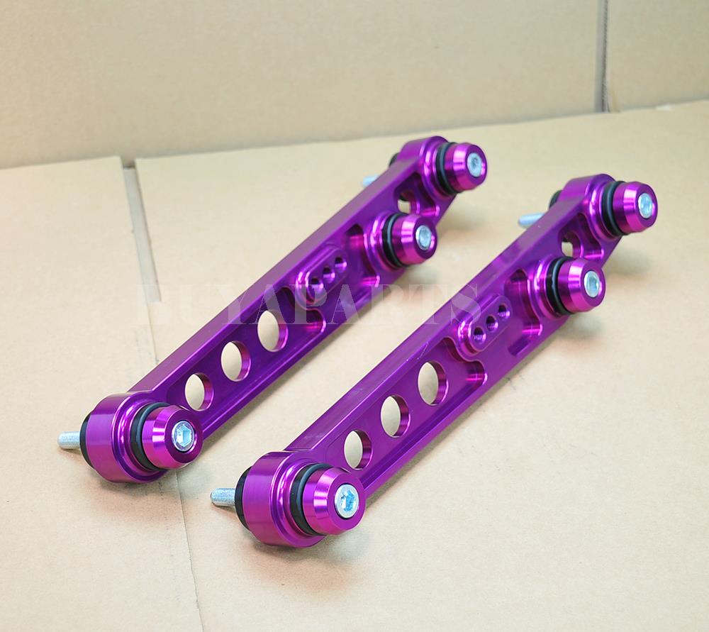 GEN 2 Chrome Rear Lower Control Arm Purple Dress Up Kit For 1994-2001 Integra