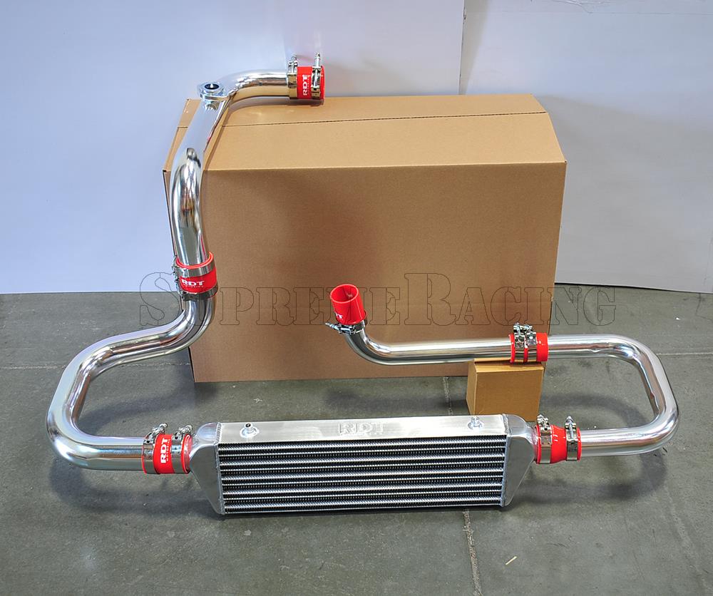 Rdt Chrome Intercooler Piping S Rs Flange Red Coupler Kit