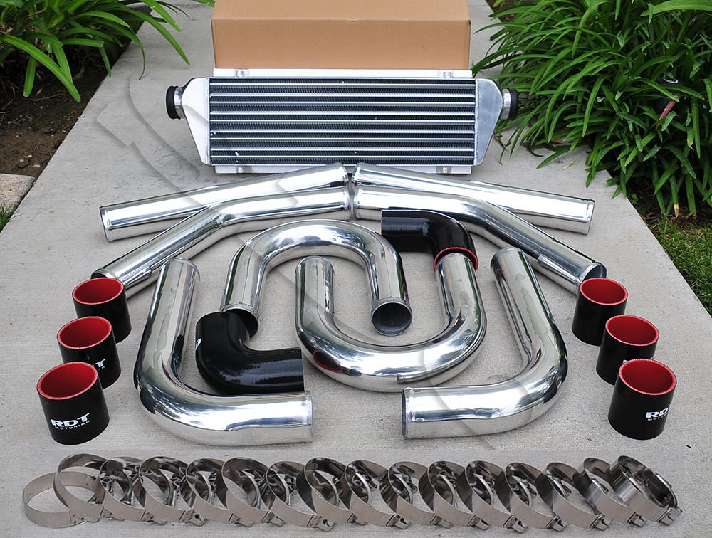 Universal Auto 2.5" Turbo Intercooler UPipe Piping Kit+Coupler+Clamp