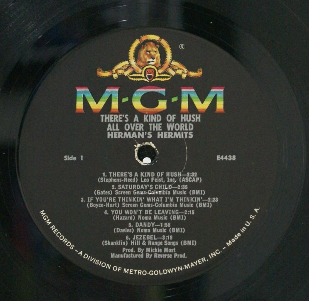 Herman's Hermits There's A Kind Of Hush