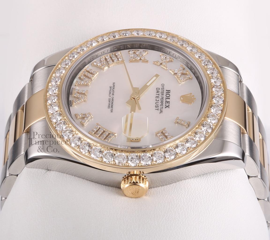 rolex datejust 41mm white dial
